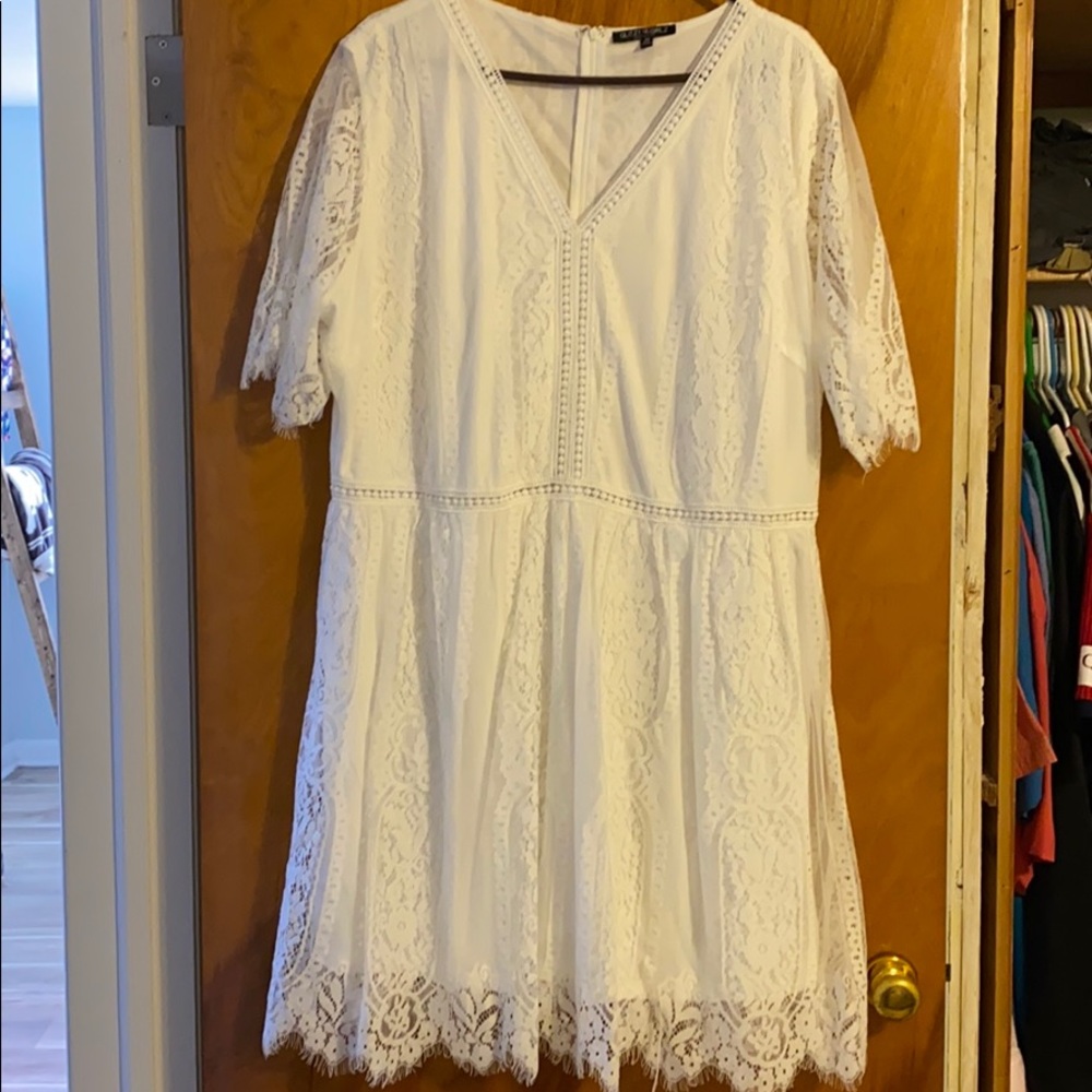 White dress